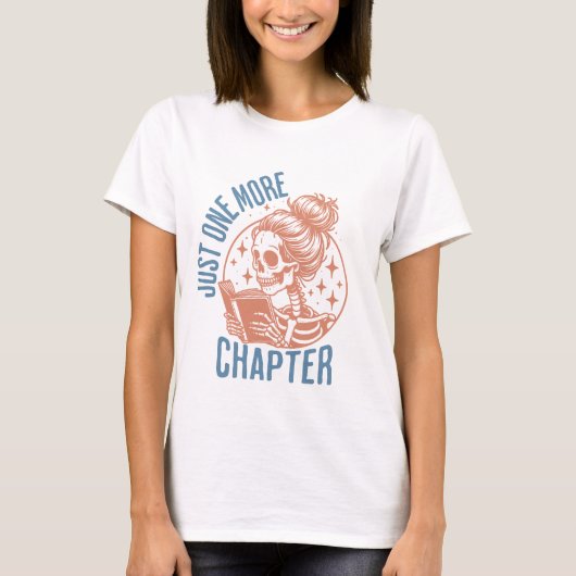もう一章だけ - 読書家 Tシャツ (正面)