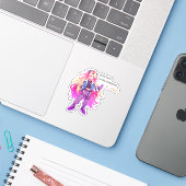 もう一話だけ(...嘘だ) アニメステッカー シール (ノートパソコンとiPhone)