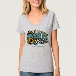 もう乗り越えたわ – SR Back Porch Music Vibes Vネック Tシャツ