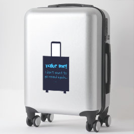 もう二度と回りたくないおもしろい荷物 シール