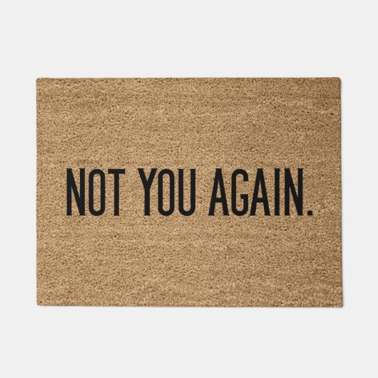 もう二度と ドアマット (正面)