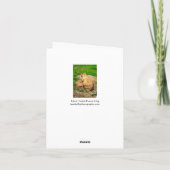 もう会いたい！テールのあるプレーリードッグ サンキューカード (裏面)