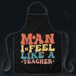 もう先生に戻ったみたいだな、学校に戻る気分だぜ エプロン<br><div class="desc">先生、幼稚園の先生、保育園の先生、学校に戻る、1年生の先生、新しい先生へのプレゼント、先生の生活、先生のチーム</div>