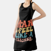 もう先生に戻ったみたいだな、学校に戻る気分だぜ エプロン (インサイチュ)