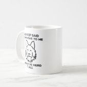 もう全部持ってきたよ コーヒーマグカップ (正面左)