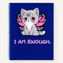 もう十分だ。かわいい子猫と翼!ジャーナル ノートブック