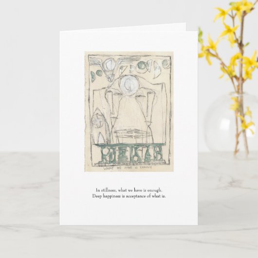 もう十分だ カード (黄色い花)