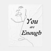 「もう十分だ」クールフリースブランケット フリースブランケット (正面)