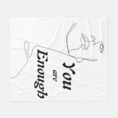 「もう十分だ」クールフリースブランケット フリースブランケット (正面(横))