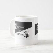 もう十分だ コーヒーマグカップ (正面左)