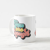 もう十分だ コーヒーマグカップ (正面左)