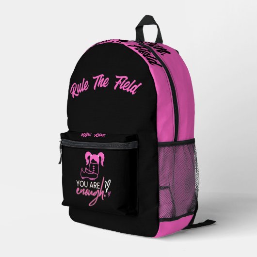 もう十分だ プリントバックパック (裏面右端)