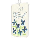 もう十分だ！水彩の花の確認 カーエアーフレッシュナー (左)