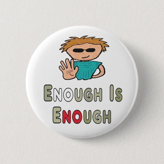 もう十分だ 缶バッジ (正面)