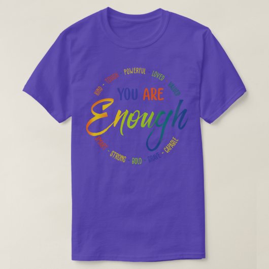 もう十分だ Tシャツ (デザイン正面)