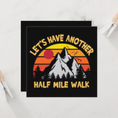 もう半マイル歩こう カード (正面/裏面インサイチュ)