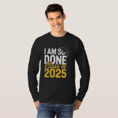 もう卒業でいいや 2025年卒向け 彼氏 彼女 卒業お祝いに Tシャツ (正面フル)