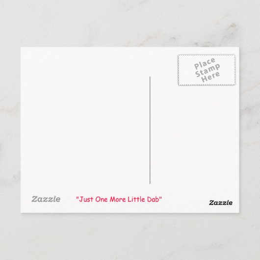 もう少しだけ小さな一筆ポストカード ポストカード (裏面)