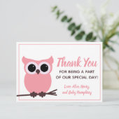 もう少しでいい! フクロウ サンキューカード (スタンド正面)