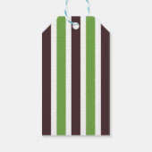 もう少しで誰が来るか見ろグリーンフクロウ赤ちゃんシャワー ギフトタグ (裏面)