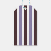 もう少しで誰が来るか見ろ紫梟の赤ちゃんシャワー ギフトタグ (裏面)