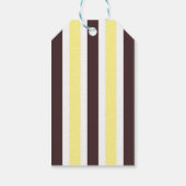 もう少しで誰が来るか見ろ黄色フクロウ赤ちゃんシャワー ギフトタグ (裏面)