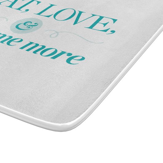 もう少しを食べて下さい、愛して下さい及び食べて下さい カッティングボード (角)