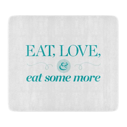 もう少しを食べて下さい、愛して下さい及び食べて下さい カッティングボード (正面)