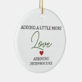 もう少し愛の妊娠を追加男女兼用する セラミックオーナメント (右)