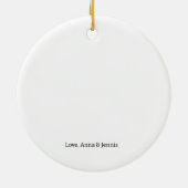 もう少し愛の妊娠を追加男女兼用する セラミックオーナメント (裏面)