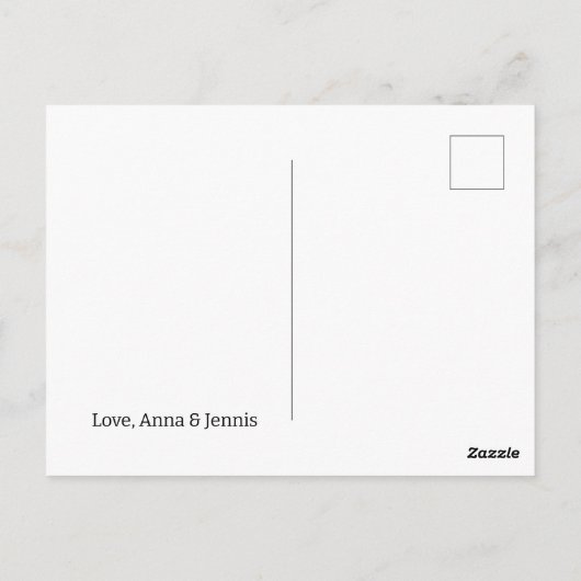 もう少し愛の妊娠を追加男女兼用する ポストカード (裏面)