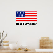 もう少し言う必要がある? ポスター (キッチン)