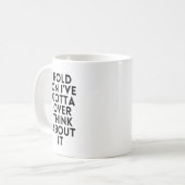 もう少し話し直す考え必要がある コーヒーマグカップ (正面左)