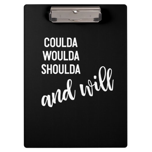 もう後悔しても仕方がないことわざ クリップボード (正面)