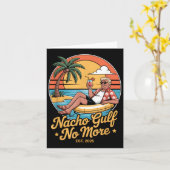 もう後継がない、面白くないトランプの休暇2025米国 カード (黄色い花)