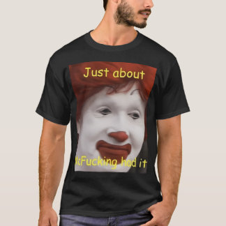 もう我慢できないって英語のスラングの面白いTシャツ Tシャツ