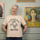 もう料理なんてしたくない 死にたい Tシャツ