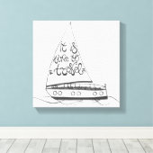 もう旅行の時だ キャンバスプリント (インサイチュ (ウッドフロア))