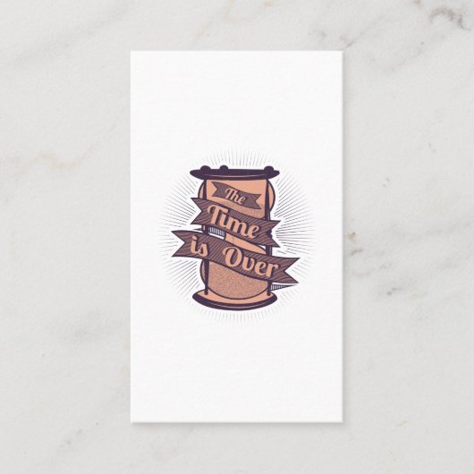 もう時間が過ぎた 名刺 (正面)