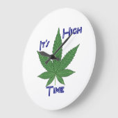 もう時間だ ラージ壁時計 (傾斜)