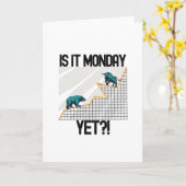 もう月曜日ですか。-取引おもしろい相手 カード (黄色い花)