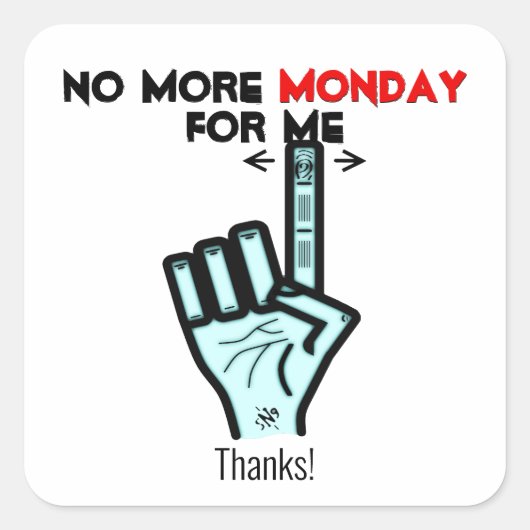 もう月曜日のV3はない スクエアシール (正面)