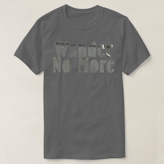 もう歩き回らない Tシャツ (デザイン正面)