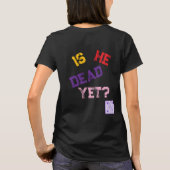もう死んでるの？ Tシャツ (裏面)