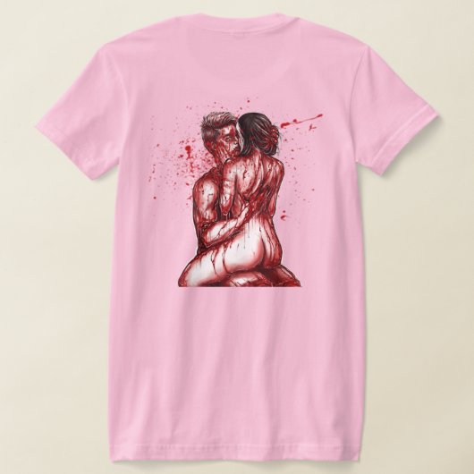 もう毒性の人のTシャツはない Tシャツ (レイダウン裏面)