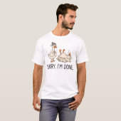 もう疲れたわTシャツ、疲れた大人へのギフト Tシャツ (正面フル)