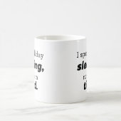 もう疲れた コーヒーマグカップ (中央)