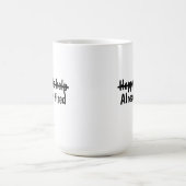 もう疲れているけど喜んでお手伝いします コーヒーマグカップ (中央)