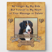 もう私の側にいないけれど、でも心の中では永遠に一緒。 フォトプラーク (正面)