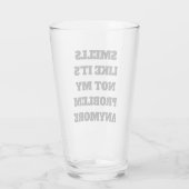 もう私の問題ではないにおいがする引退 タンブラーグラス (裏面)